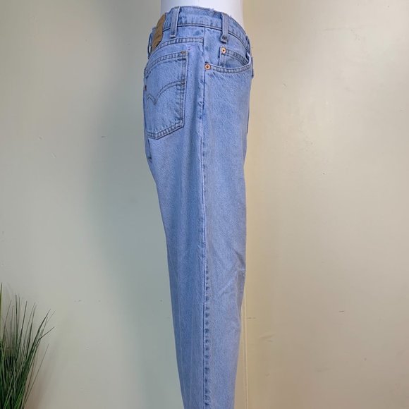80’s Orange Label Light Wash Distressed 560 Jeans - Picture 2 of 11